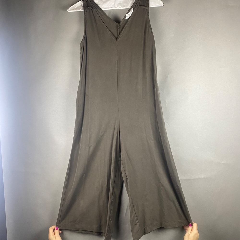 BCBGeneration Shoulder TIE Culotte Jumpsuit Womens Size 2 Coffee Bean Brown‎